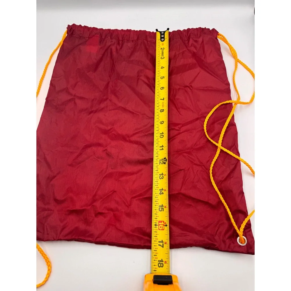Universal Studios Harry Potter Mascot Gryffindor Maroon Drawstring Backpack Bag